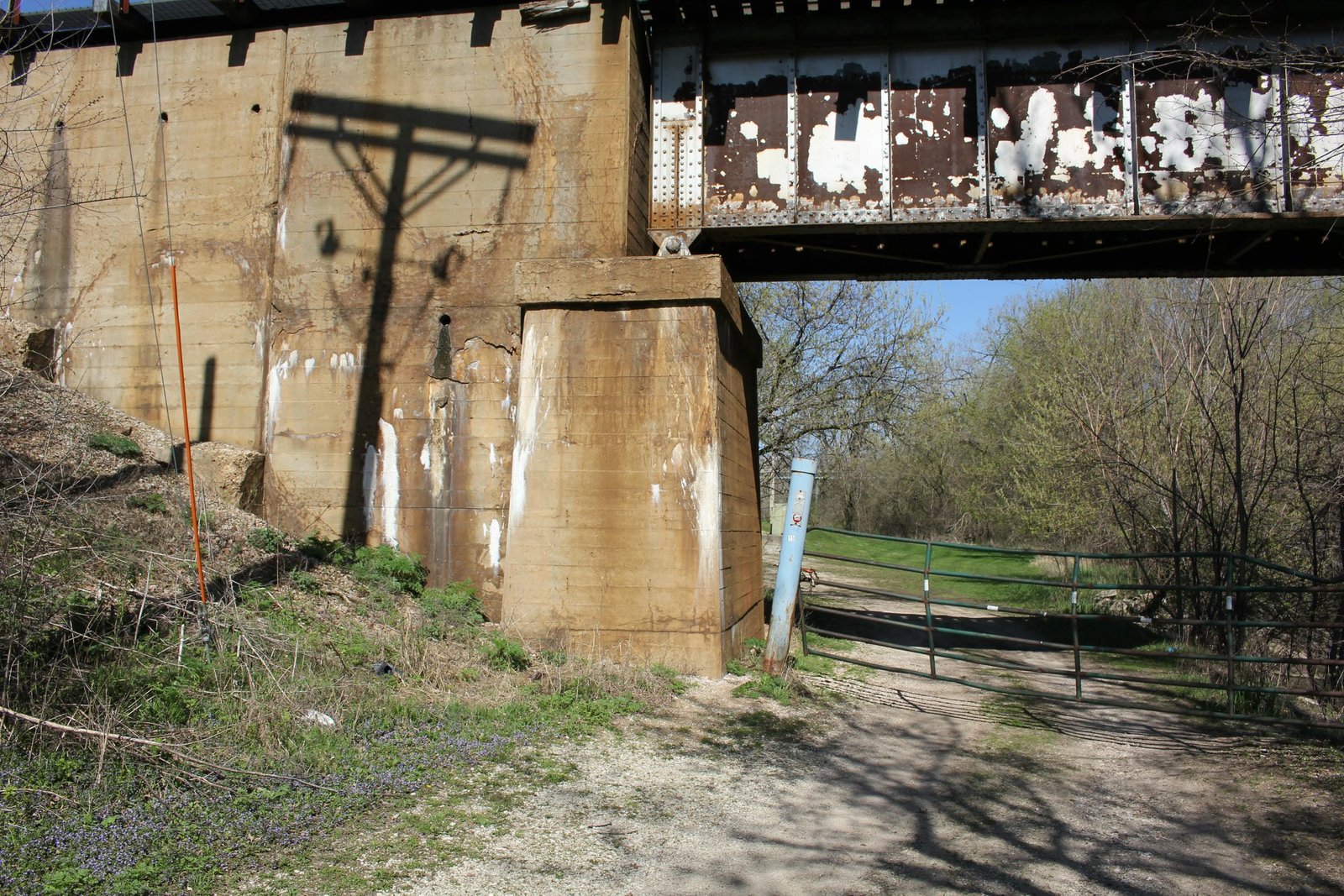 West abutment